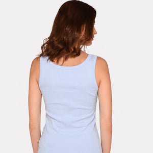 Lyseblå bambus Tank Top fra CCDK