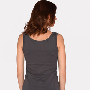 Grå bambus Tank Top fra CCDK