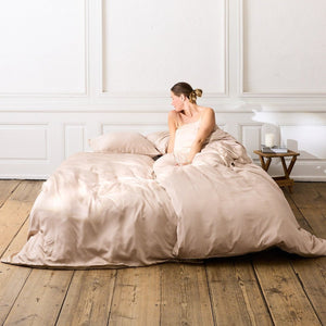 Bambus pudebetræk lys beige fra Nordic Weaving