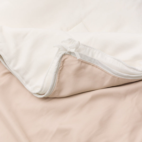 Bambus sengetøj lys beige fra Nordic Weaving
