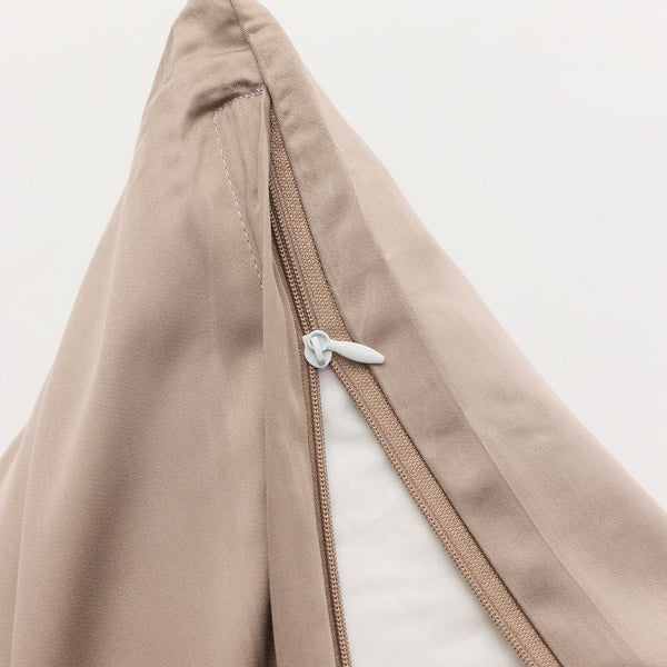 Bambus sengetøj taupe fra Nordic Weaving