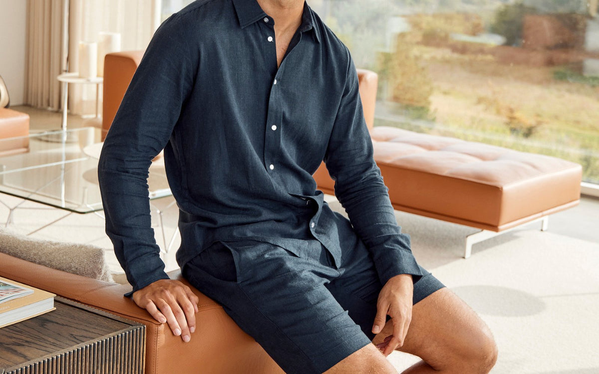 Bambushorts för män