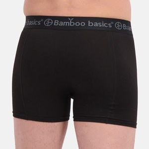 3 pak sort bambus underbukser