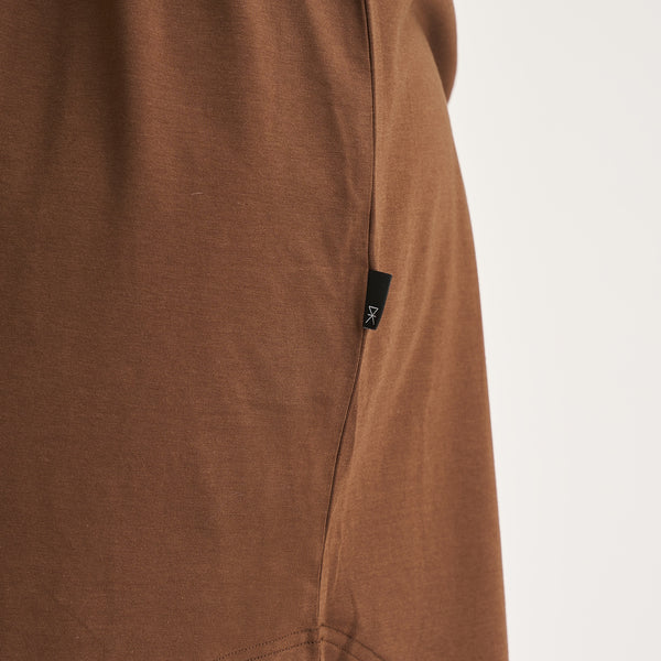 Brun bambus Big shirt fra JBS of Denmark