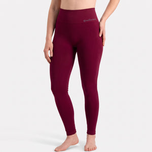 Bordeaux bambus leggings fra Bamboo Basics