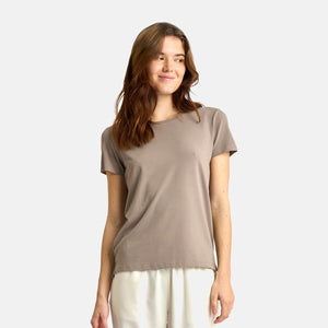 Brun bambus T-shirt