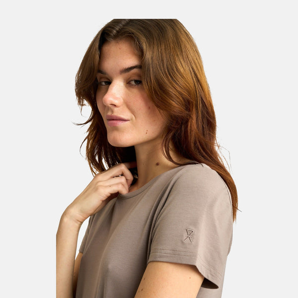 Brun bambus T-shirt