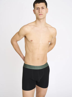 Resteröds svarta bambu-boxershorts för män