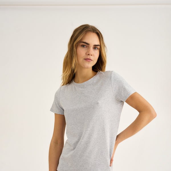 Grå bambus T-shirt fra JBS of Denmark