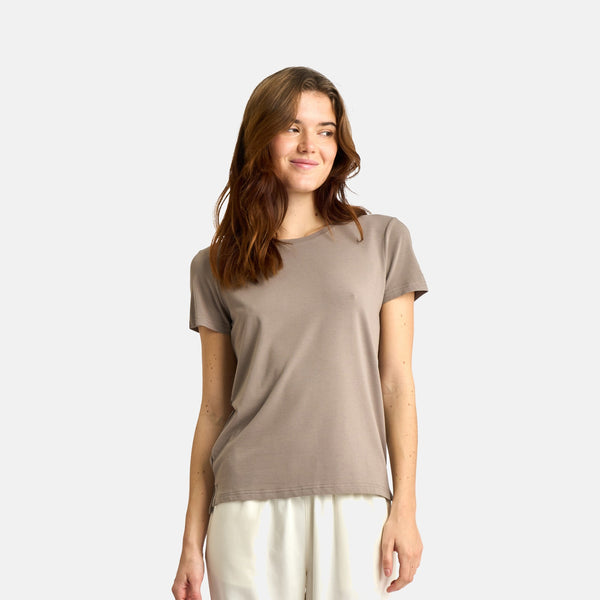 Brun bambus T-shirt