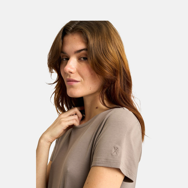 Brun bambus T-shirt