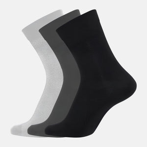 3-pack bambustrumpor i ljusgrå, mörkgrå och svart från Jack & Jones