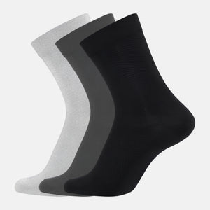 3-pack bambustrumpor i ljusgrå, mörkgrå och svart från Jack & Jones
