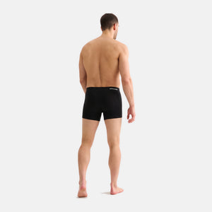 3 pak bambus underbukser i sort/grå/navy fra Jack & Jones på model bagfra