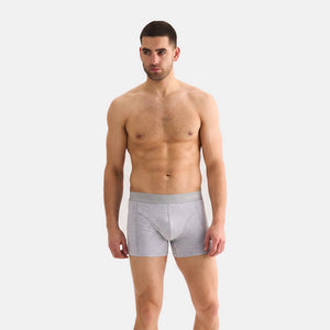 3 pak bambus underbukser i sort/grå/navy fra Jack & Jones på model forfra i helfigur