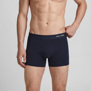 3 pak bambus underbukser i oliven/grøn/navy fra Jack & Jones
