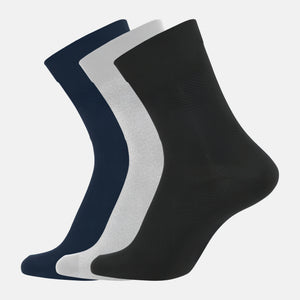 3-pack bambustrumpor i marinblå/ljusgrå/svart från Jack & Jones
