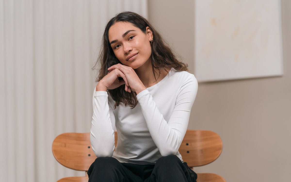 Långärmade bambu T-shirts för kvinnor