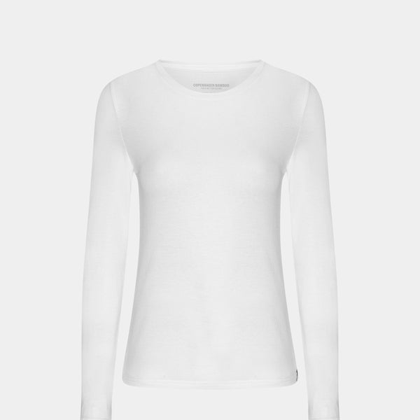 3-pack bambu långärmad t-shirt svart/vit/marinblå