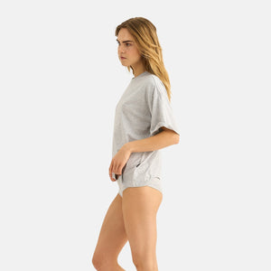 Lys grå bambus oversize T-shirt fra JBS of Denmark