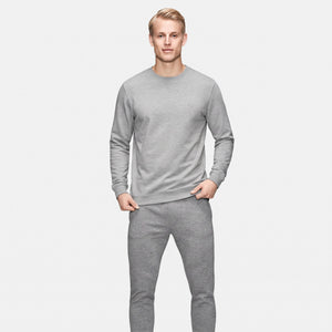 Grå bambus sweatshirt fra JBS of Denmark
