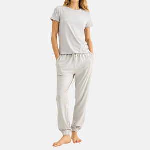 Grå bambus sweatpants fra JBS of Denmark