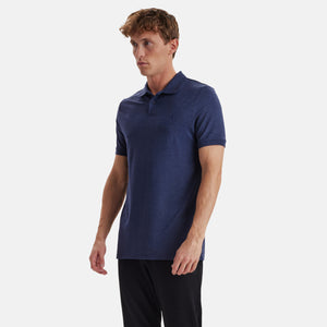 Navy pique bambus polo shirt fra JBS of Denmark billede 2