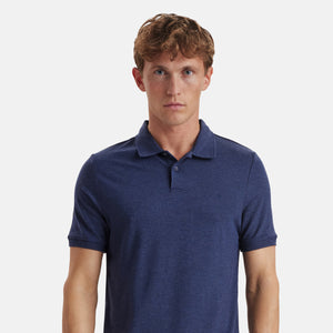 Navy pique bambus polo shirt fra JBS of Denmark billede 6