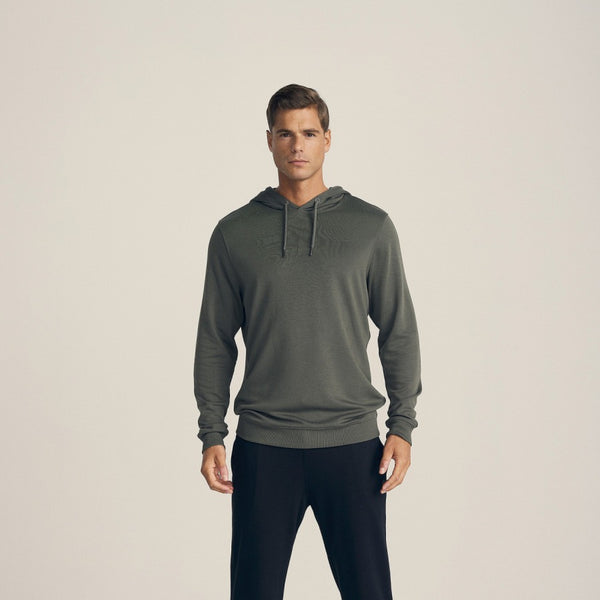 Grøn bambus hoodie