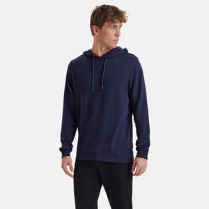 Blå bambus hoodie fra JBS of Denmark