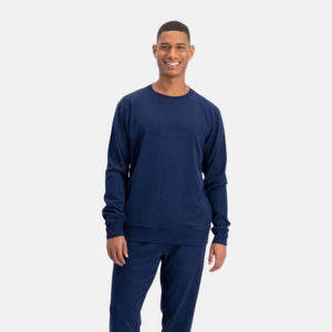 Blå bambus joggingsæt fra Bamboo Basics