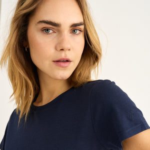 Blå bambus T-shirt fra JBS of Denmark