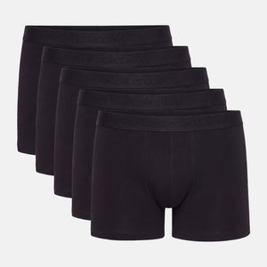 5 pak sort bambus underbukser