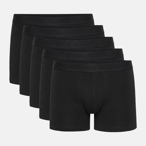 5 pak sort bambus underbukser