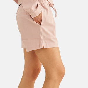 Stribet bambus natshorts fra JBS of Denmark billede 2