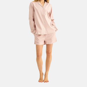 Stribet bambus natshorts fra JBS of Denmark billede 3