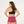 Medel/Kraftig Bambus Menstruationstrosa i Ruby Pink