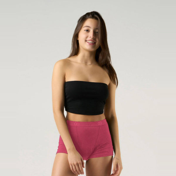 Super Bambus Menstruationstrosa i Ruby Pink