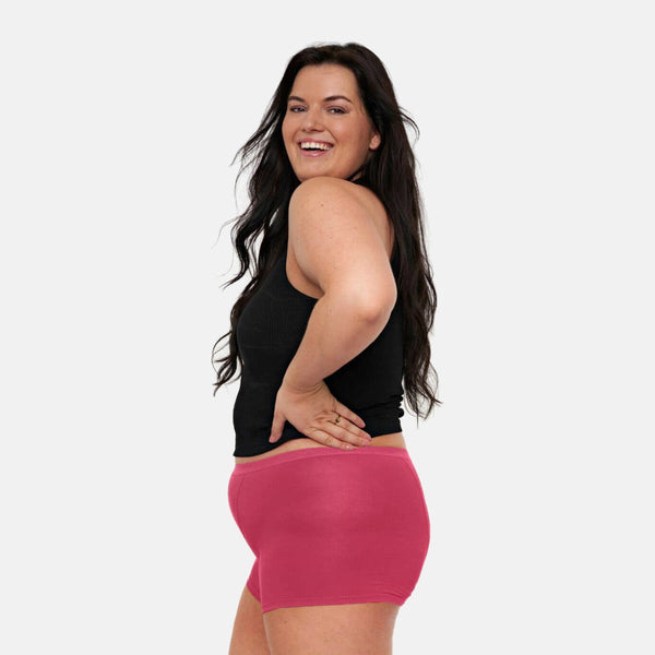 Super Bambus Menstruationstrosa i Ruby Pink