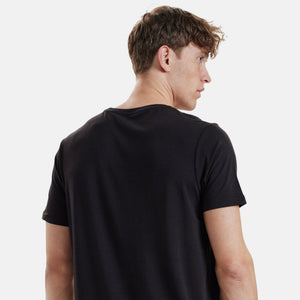 Sort bambus T-shirt fra Resteröds