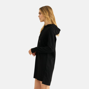 Sort bambus hoodie kjole fra JBS of Denmark