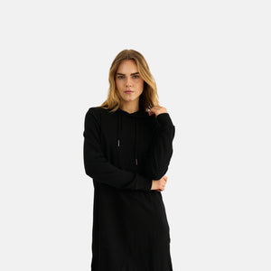 Sort bambus hoodie kjole fra JBS of Denmark