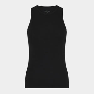 Sort rib bambus Tank Top fra Urban Quest