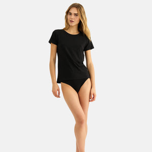 Sort bambus T-shirt fra JBS of Denmark