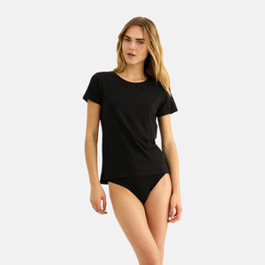 Sort bambus T-shirt fra JBS of Denmark