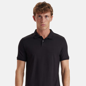 Sort bambus polo shirt fra JBS of Denmark billede 4