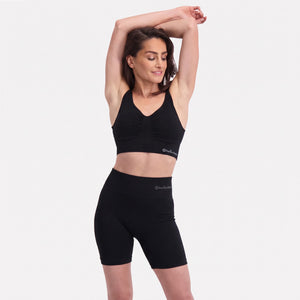 Sort sømløs bambus indershorts fra Bamboo Basics