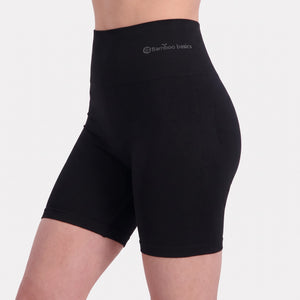 Sort sømløs bambus indershorts fra Bamboo Basics
