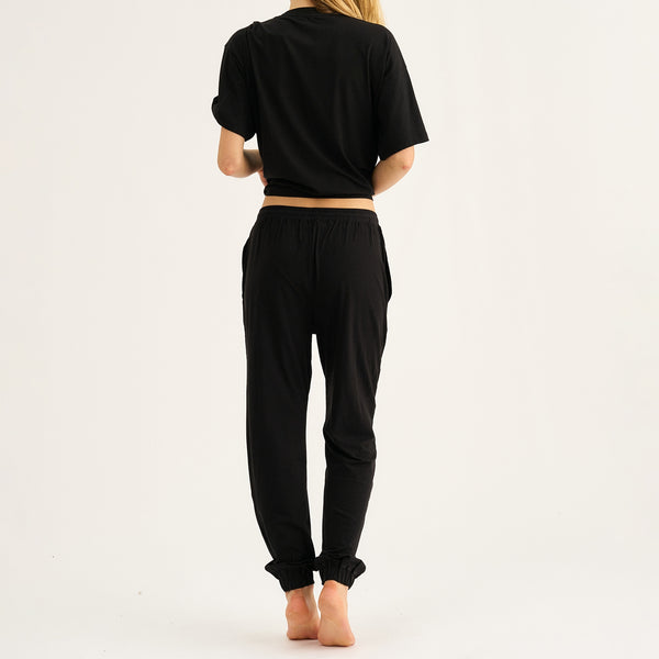 Sort bambus sweatpants fra JBS of Denmark
