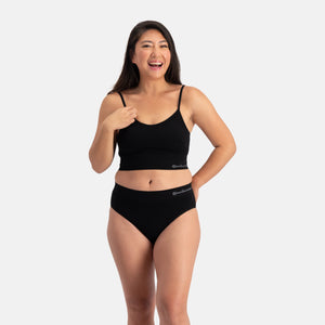 Sort bambus BH fra Bamboo Basics